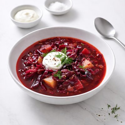 Image of Red Cabbage Borscht