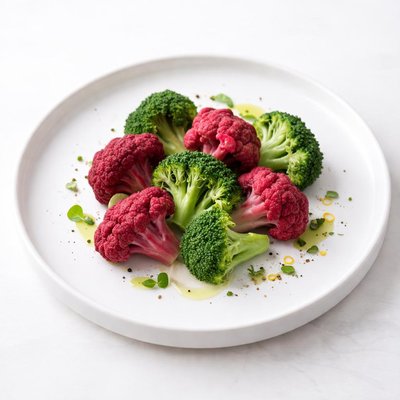 Image of Red Cauliflower and Broccoli