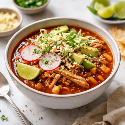 Image of Red Chicken Posole Pozole