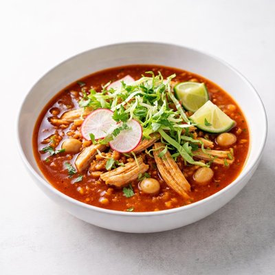Image of Red Chile Chicken Posole