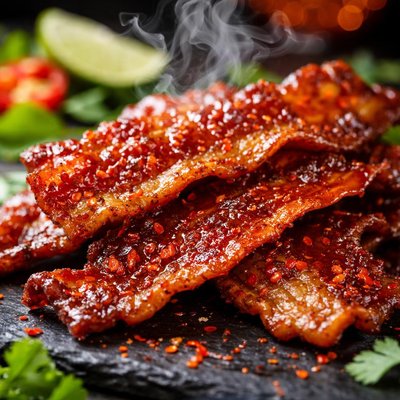Image of Red Chile Glazed Bacon