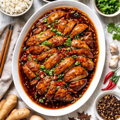 Image of Red Cooked Chicken Eastern Chinese Style