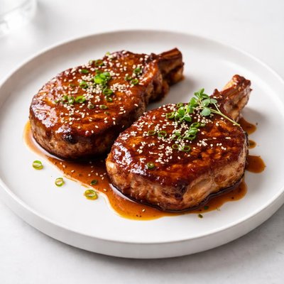 Image of Red Cooked Pork Chops