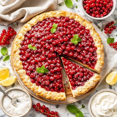 Image of Red Currant Pie or Is It Cake