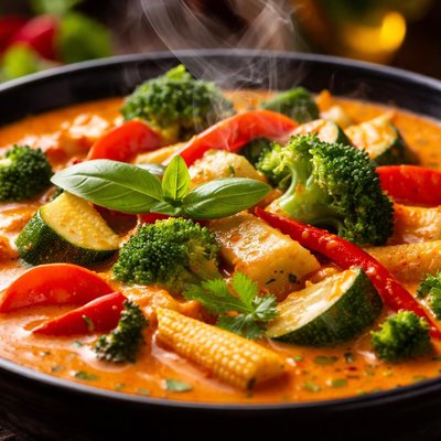 Image of Red Curry with Vegetables