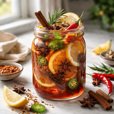 Image of Red Hot Sipper Mix in a Jar
