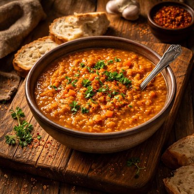 Image of Red Lentil Thermos Soup