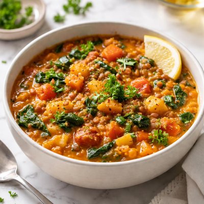 Image of Red Lentil Vegetable Stew