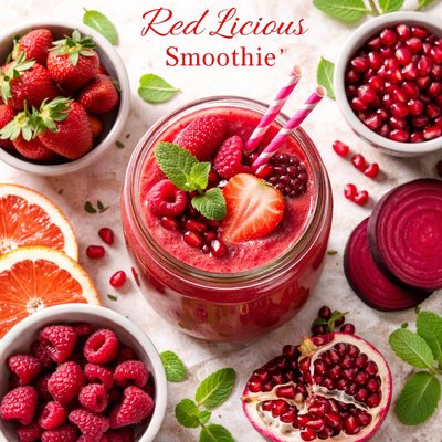 Image of Red Licious Smoothie