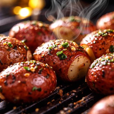 Image of Red New Potatoes on the Grill