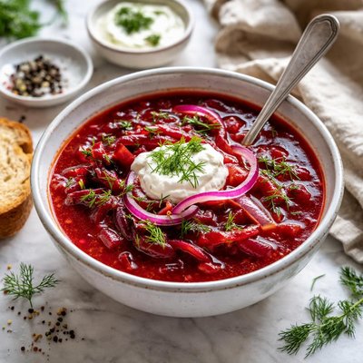 Image of Red Onion Borscht