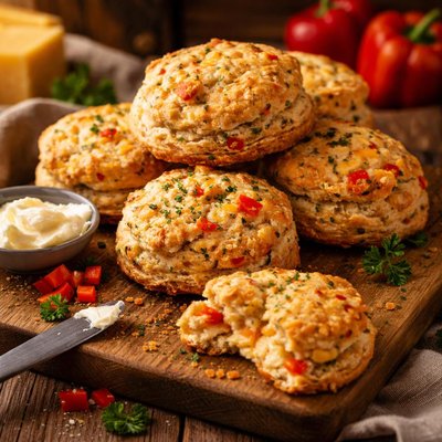 Image of Red Pepper Biscuits