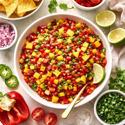 Image of Red Pepper Mango Salsa