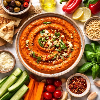 Image of Red Pepper Pesto Dip