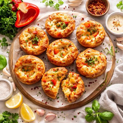 Image of Red Pepper Popovers