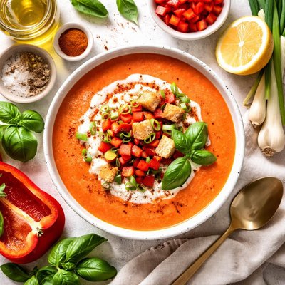 Image of Red Pepper Vichyssoise