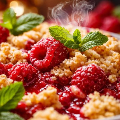 Image of Red Raspberry Dessert