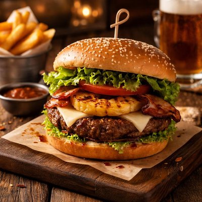Image of Red Robin Teriyaki and Pineapple Burger