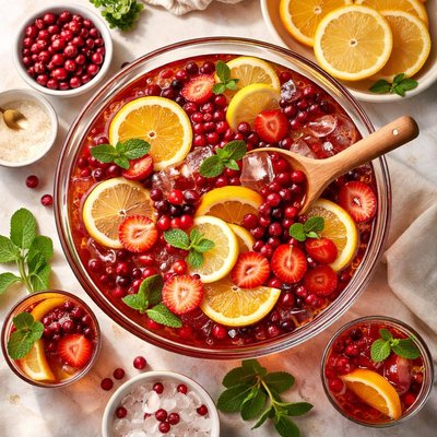 Image of Red Satin Party Punch