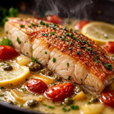 Image of Red Snapper in Wine Sauce