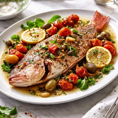 Image of Red Snapper Italian Style Red Snapper