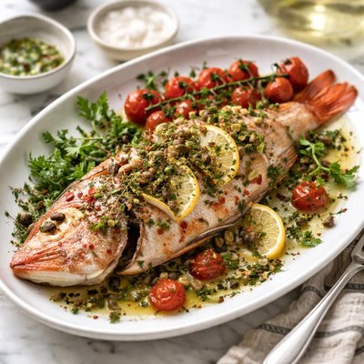 Image of Red Snapper with Herbs