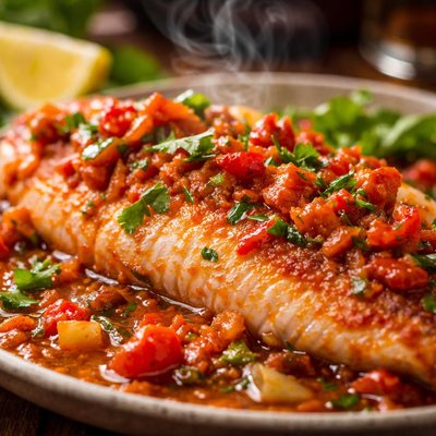 Image of Red Snapper with Spanish Sofrito Sauce Ww