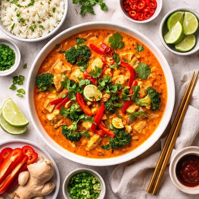 Image of Vegan Red Thai Curry