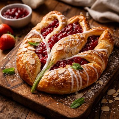 Image of Red Tulip Masterfully Crafted by Tasty