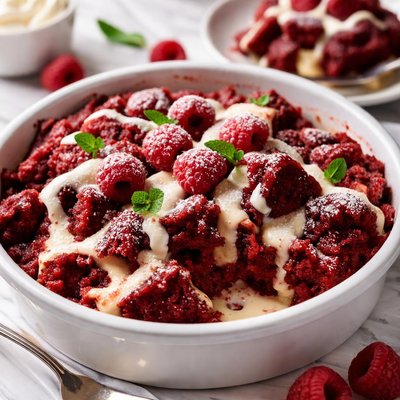 Image of Red Velvet Bread Pudding
