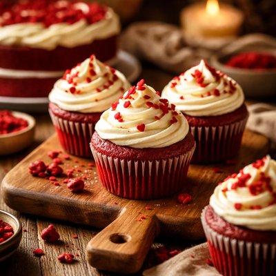 Image of Red Velvet Cake or Cupcakes