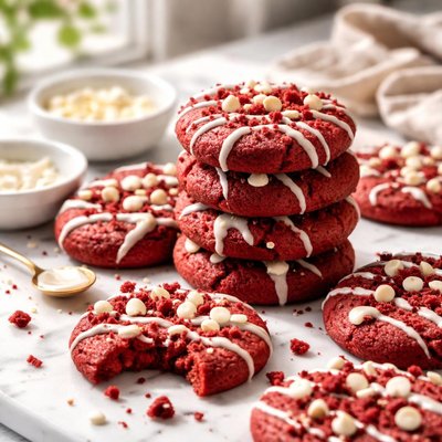 Image of Vegan Red Velvet Cookies