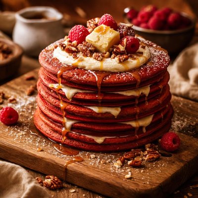 Image of Red Velvet Pancakes