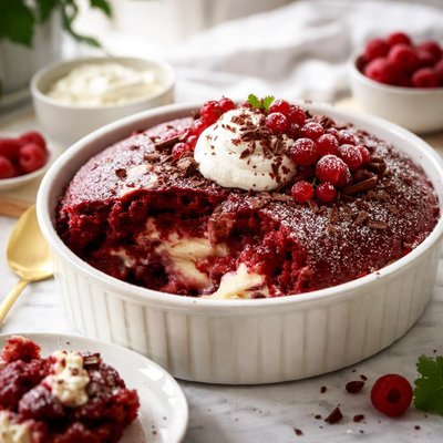 Image of Red Velvet Pudding Cake