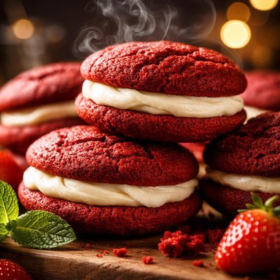 Image of Red Velvet Whoopie Pies