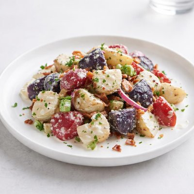 Image of Red White and Blue Potato Salad