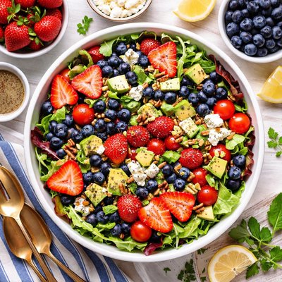 Image of Red White and Blue Salad