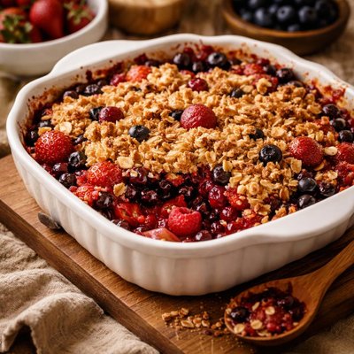 Image of Red White and Blueberry Crisp Ww 2 Points