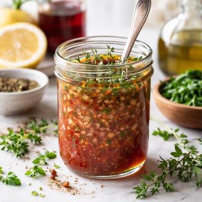 Image of Red Wine Herb Vinaigrette Dressing