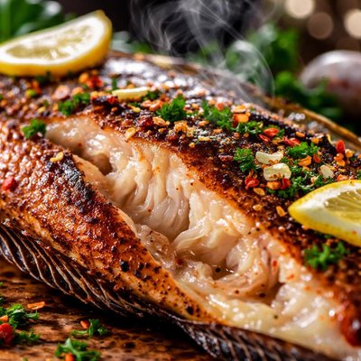 Image of Redfish on the Half Shell