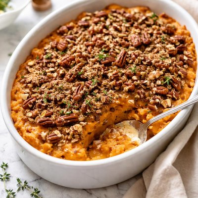 Image of Reduced Calorie but Delicious Sweet Potato Casserole Low Fat