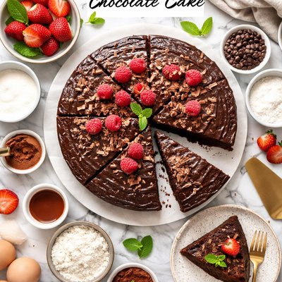Image of Reduced Fat Buttermilk Chocolate Cake