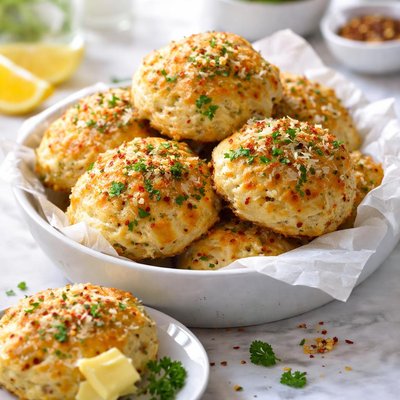 Image of Reduced Fat Cheese Garlic Biscuits