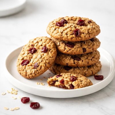 Image of Reduced Fat Cranberry Oatmeal Cookies