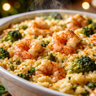 Image of Reduced Fat Doesn T Taste Like It Shrimp Rice Casserole