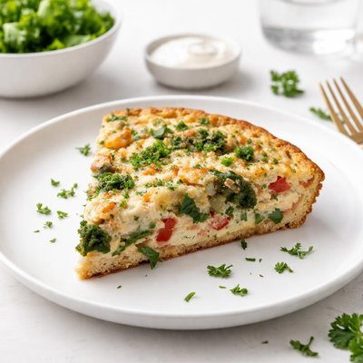 Image of Reduced Fat Impossibly Easy Vegetable Pie
