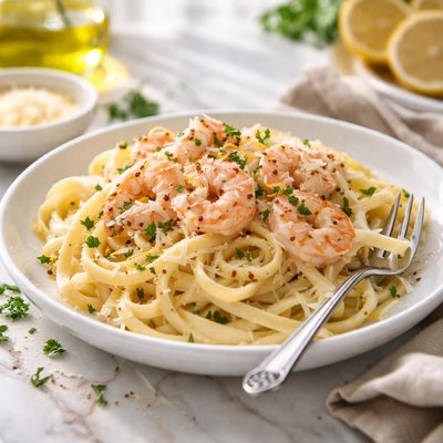 Image of Reduced Fat Shrimp Alfredo