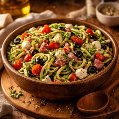 Image of Vegan Refreshing Cold Pasta Salad