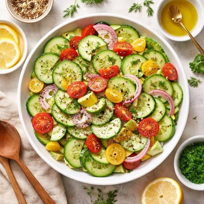 Image of Whole30 Refreshing Cucumber Salad