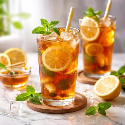 Image of Refreshing Ice Lemon Tea